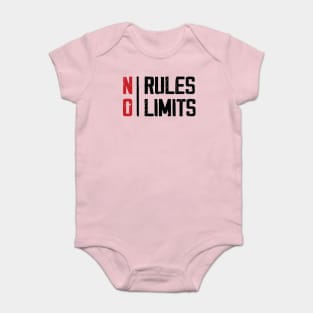 NO RULES NO LIMIT Baby Bodysuit